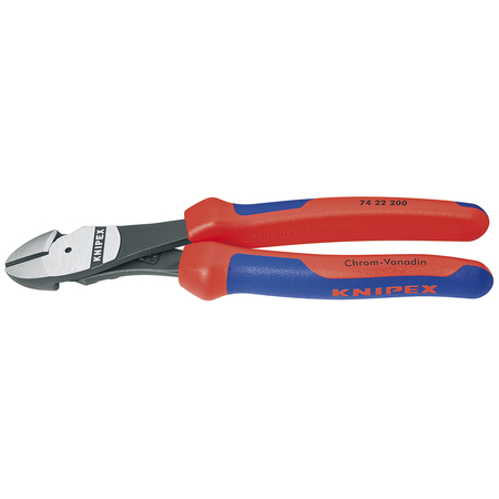 Knipex WIRE CUTTR ANG DIAG 8"" 74 22 200 SBA